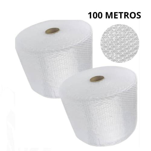 Plástico Bolha para Embalagens Frágeis Mudança 43cm X 100metros Grosso Resistente Firme