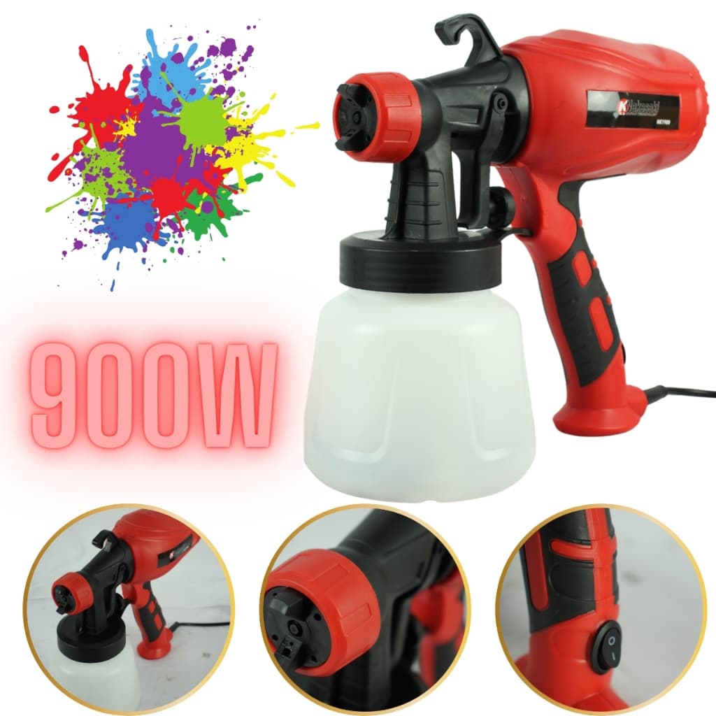Pistola De Pintura Elétrica  800w Bico Metal