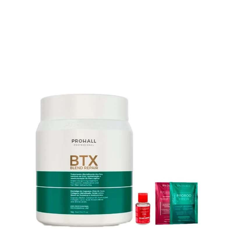Btox - BTX Capilar Sem Formol - Btx Capilar Orgânico Blend Repair - Prohall Professional - 1kg