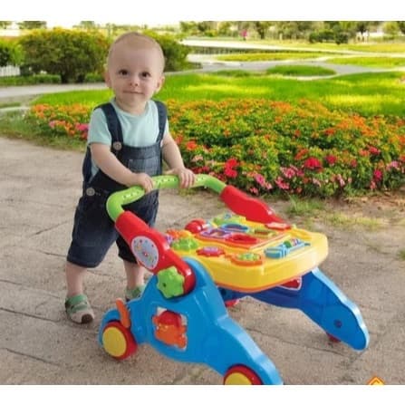 Andador Infantil 4 Em 1 Para Bebê Educativo Maral com música