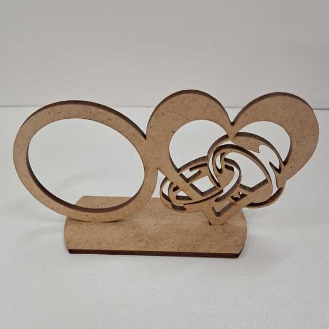 Kit c/ 20 Porta Bombons Lembrancinha Casamento Noivado Encontro De Casais Decoração Em Madeira Mdf Cru