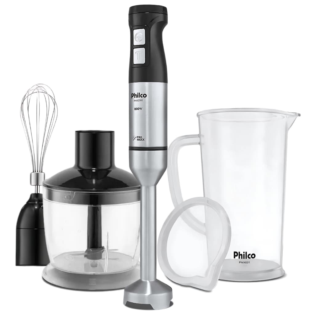 Mixer Philco Pro Max 800w Inox 24 Velocidades Lâmina Inox ( O Melhor do Mercado )