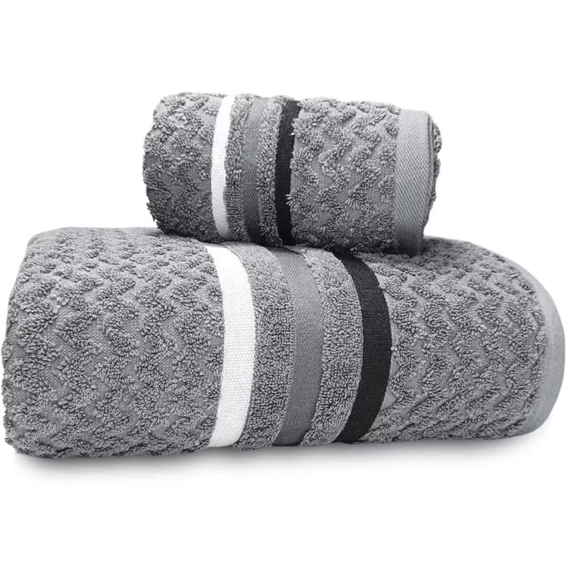Jogo de Toalha Gigante Corttex Trento Jacquard 100% Algodão 2 Pçs
