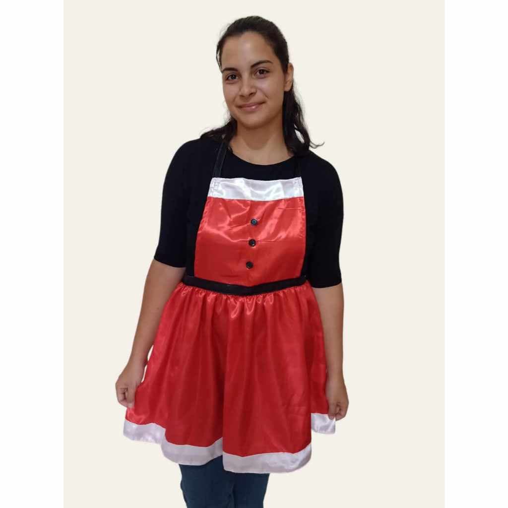 Avental fantasia de natal