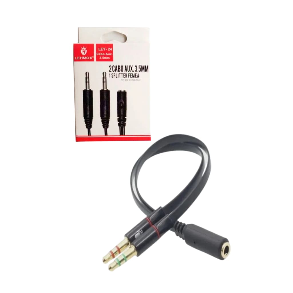 Adaptador auxiliar 3.5mm lehmox ley-24