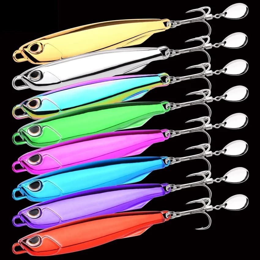ISCA ARTIFICIAL SLOW JIG/ MICRO JIG JUMPING/ JIG METAL HOLOGRÁFICO - MODELO SARDINHA/ SARDELE -01 UN