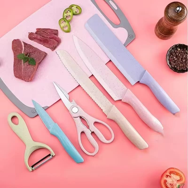 Kit Cozinha Jogo Facas Conjunto 6 Peças