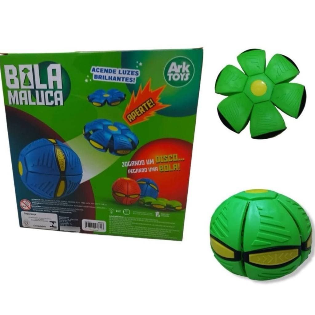 Bola Mágica Disco Voador Bola Maluca Unfo Brinquedo Ar Livre Infantil Bola Pula Menino