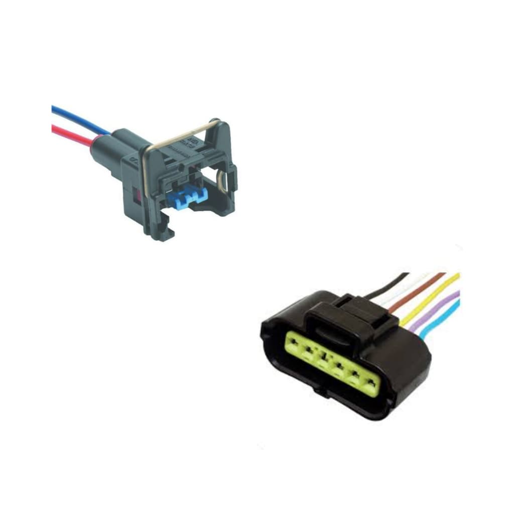 Kit Plug Conector Reparo do Sensor marcha lenta + Plug Sensor MAF Fiesta Ka Endura 1996 a 1999