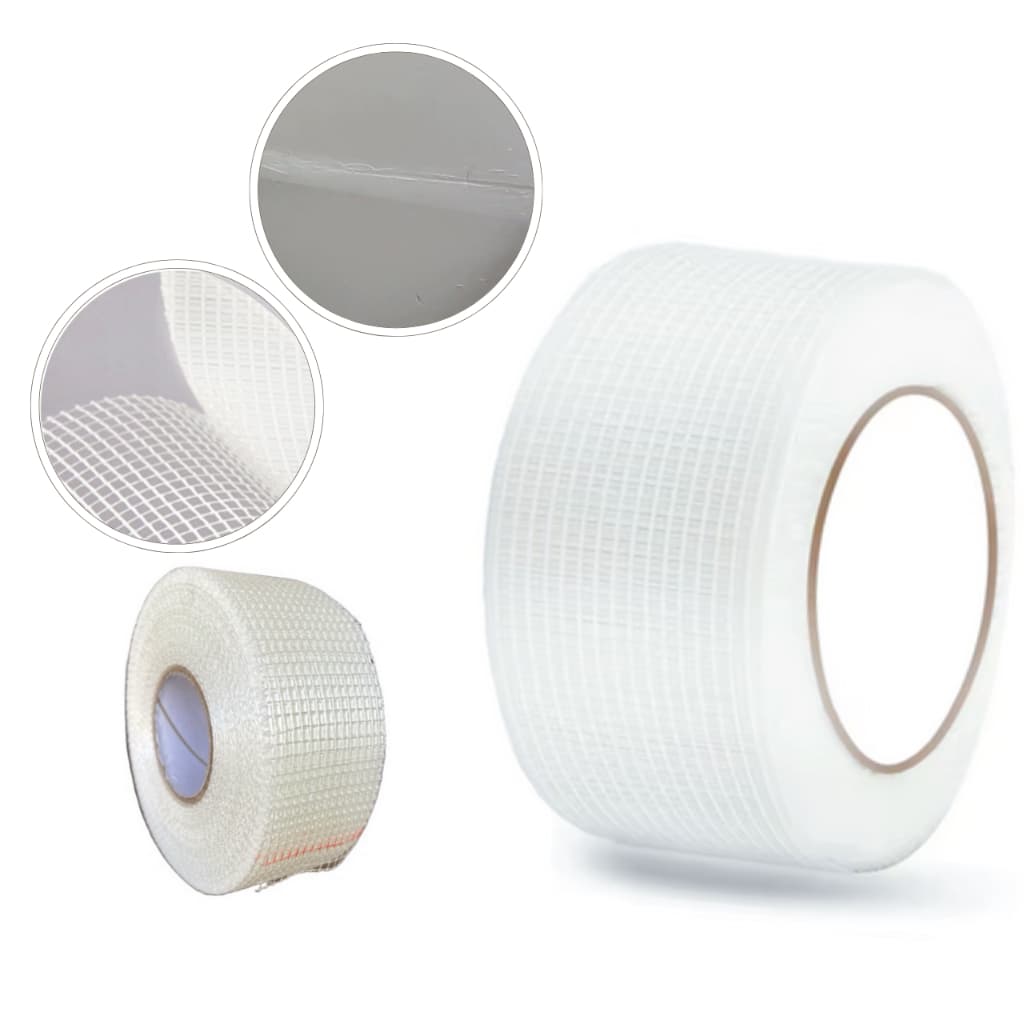 Fita Telada Para junta de forro reparo trinca Drywall Gesso isopor eps alvenaria 45/90 Metro adesiva