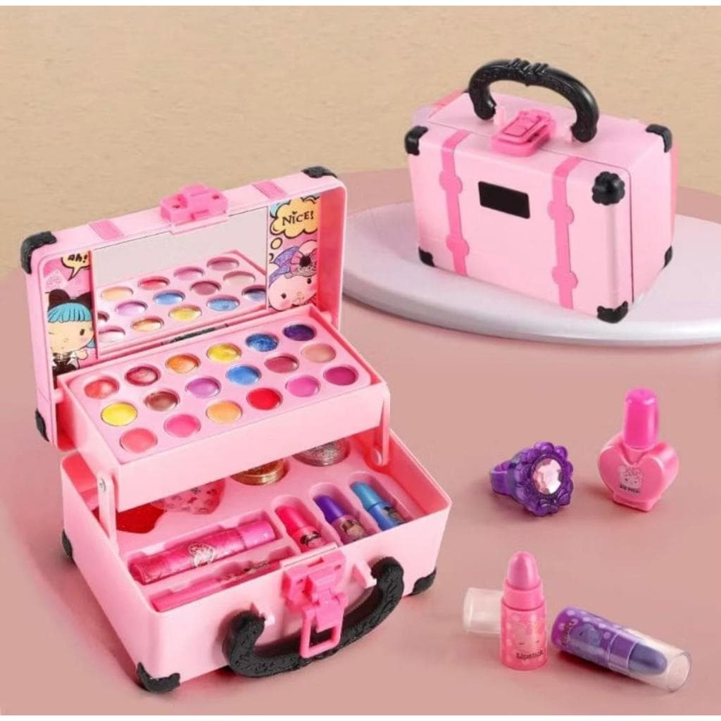 Maleta De Maquiagem Infantil - Kit Maquiagem Infantil Lindo
