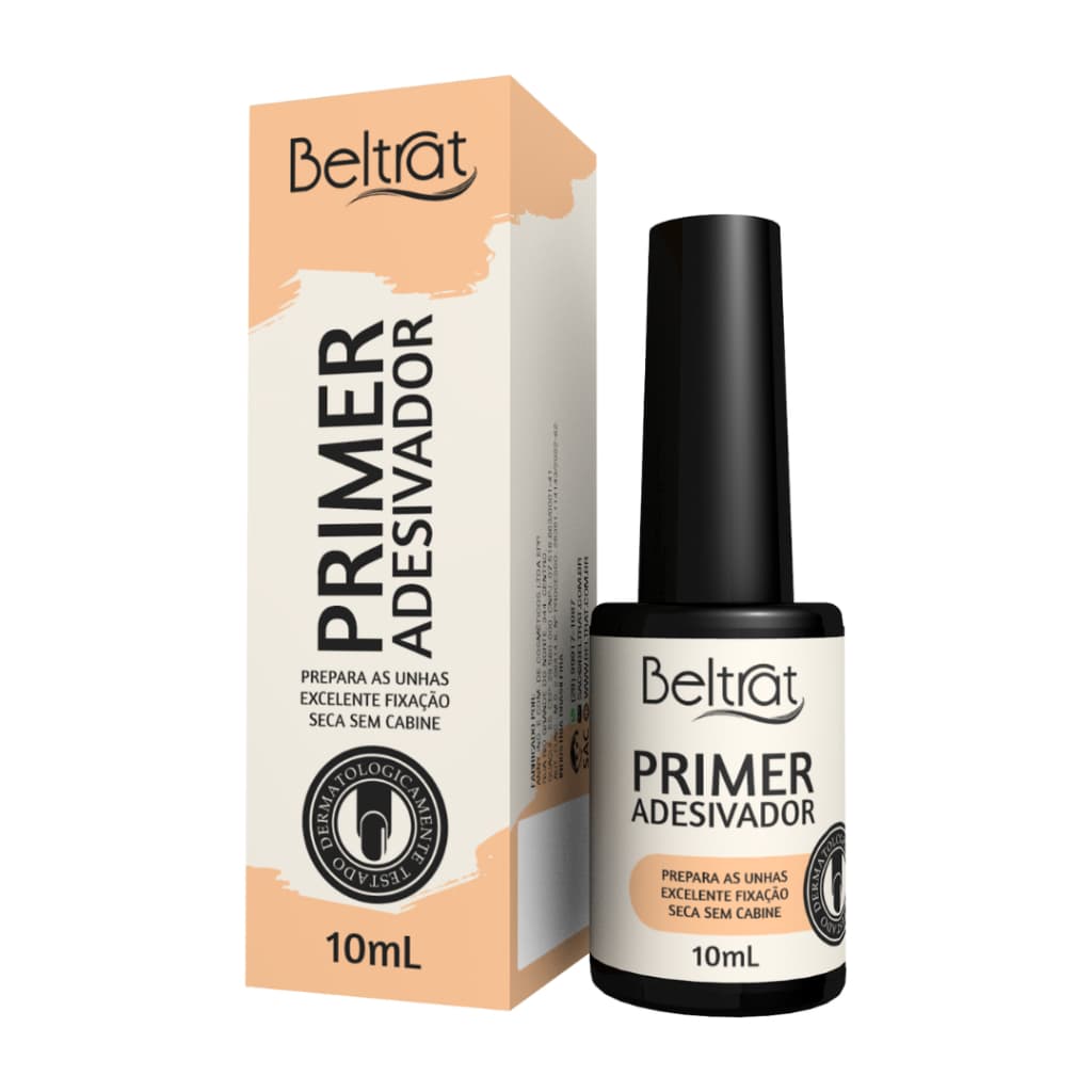 Primer Adesivador Beltrat 10ml Preparador p/ Alongamento de Unhas Artificiais