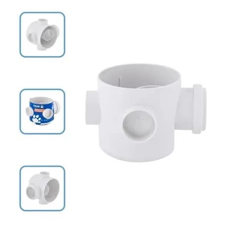 Corpo caixa sifonada 100X100X50MM  TIGRE - 4 polegadas