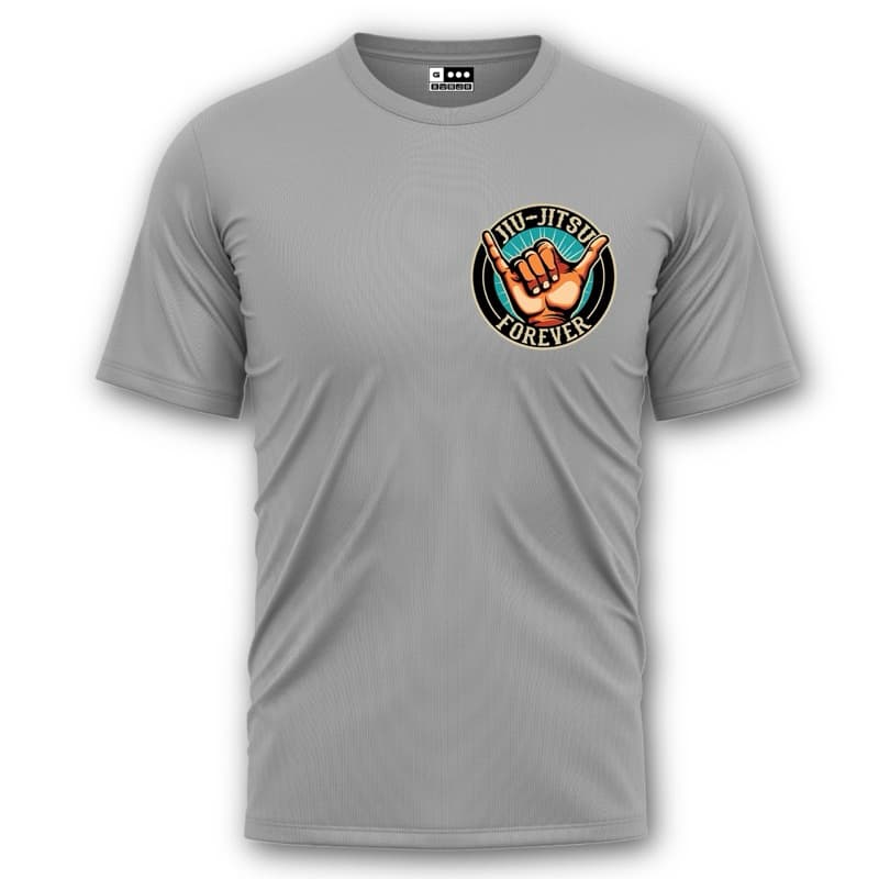 Camisa Camiseta JIU JITSU FOREVER Dry Fit Luta MMA Academia Treino Masculino Crossfit