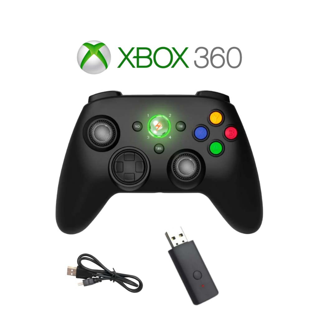 Controle compatível Xbox 360 e PC Gamer COMPUTADOR Console Joystick sem fio recarregável