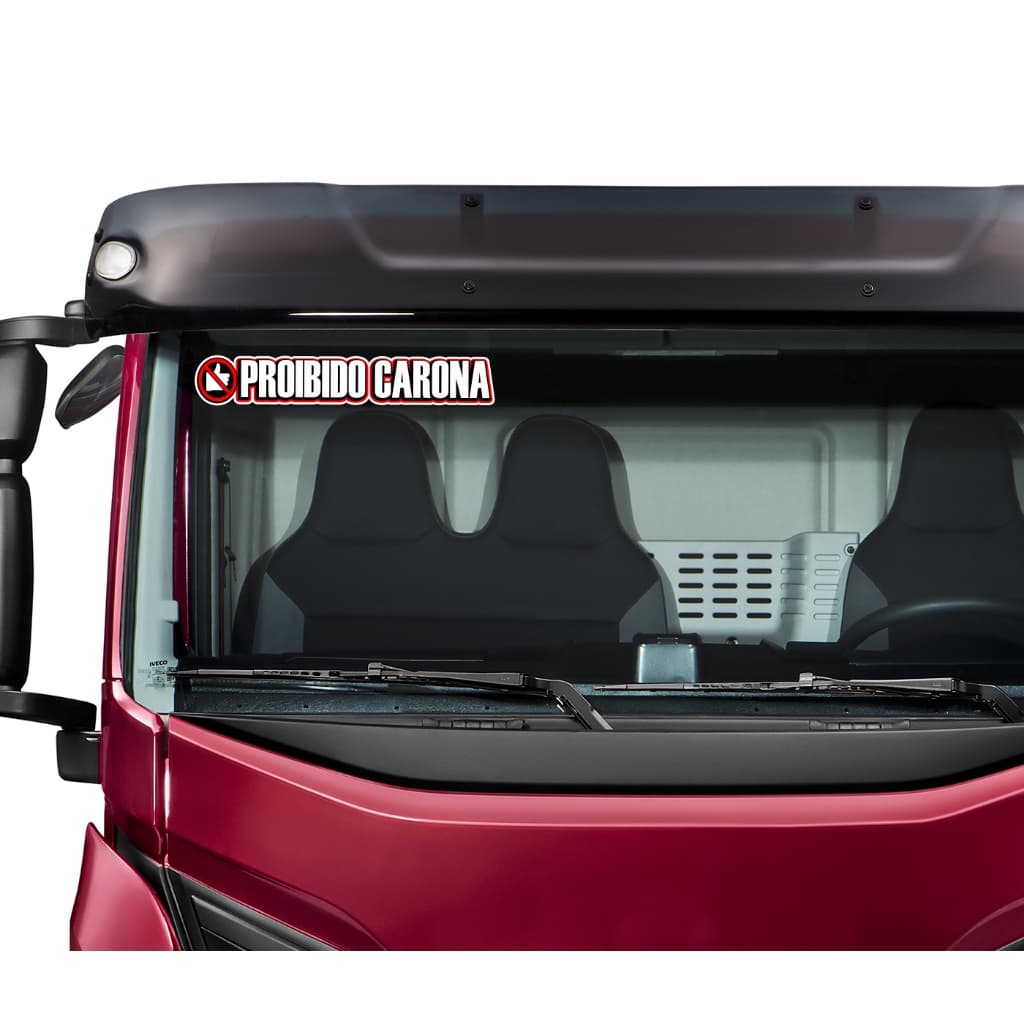 Adesivo Proibido Carona Carro Caminhão Caminhonete Frase