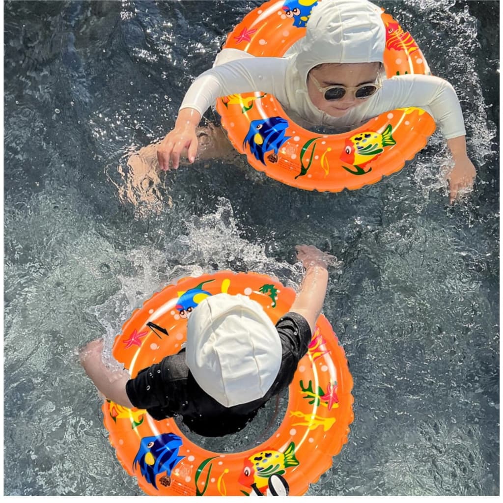 Bóia Inflável Circular Redonda de Piscina 60cm 90cm para Criança e Adulto