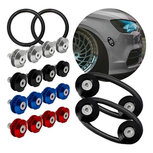 Kit Anilhas Trava Parachoque Quick Release Universal