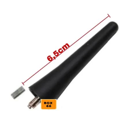 Mini Haste Da Antena 6,5cm Peugeot 206 207 307 308 408