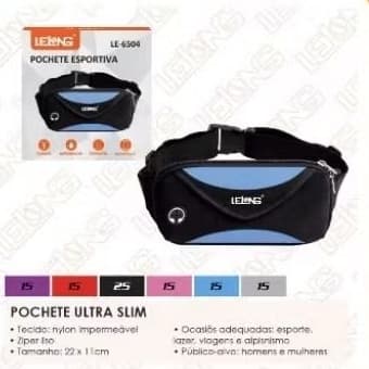 Pochete Corrida Esportiva  Fitness Esportiva Academia Bike Porta Celular  Impermeável Lelong Le-6505