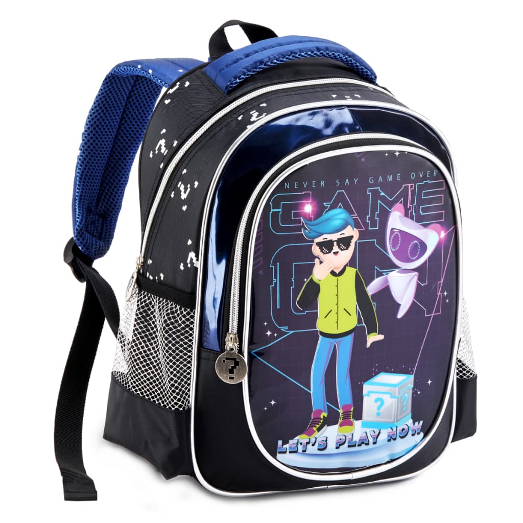 Mochila Infantil De Costa Masculina Passeio/Escolar Menino Mochila Gamer Boy
