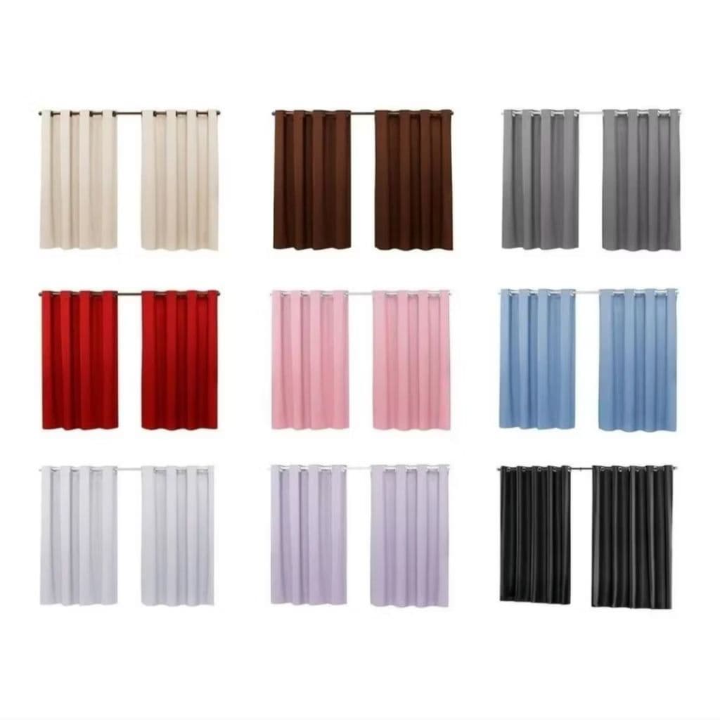 Cortina Blackout PVC Corta 100 % a Luz 2,20 X 1,30 M