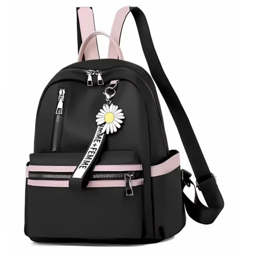 Bolsa Mochila Feminina Impermeavel Média Escolar Passeio Acompanha Otima Qualidade Moto Escola Trabalho