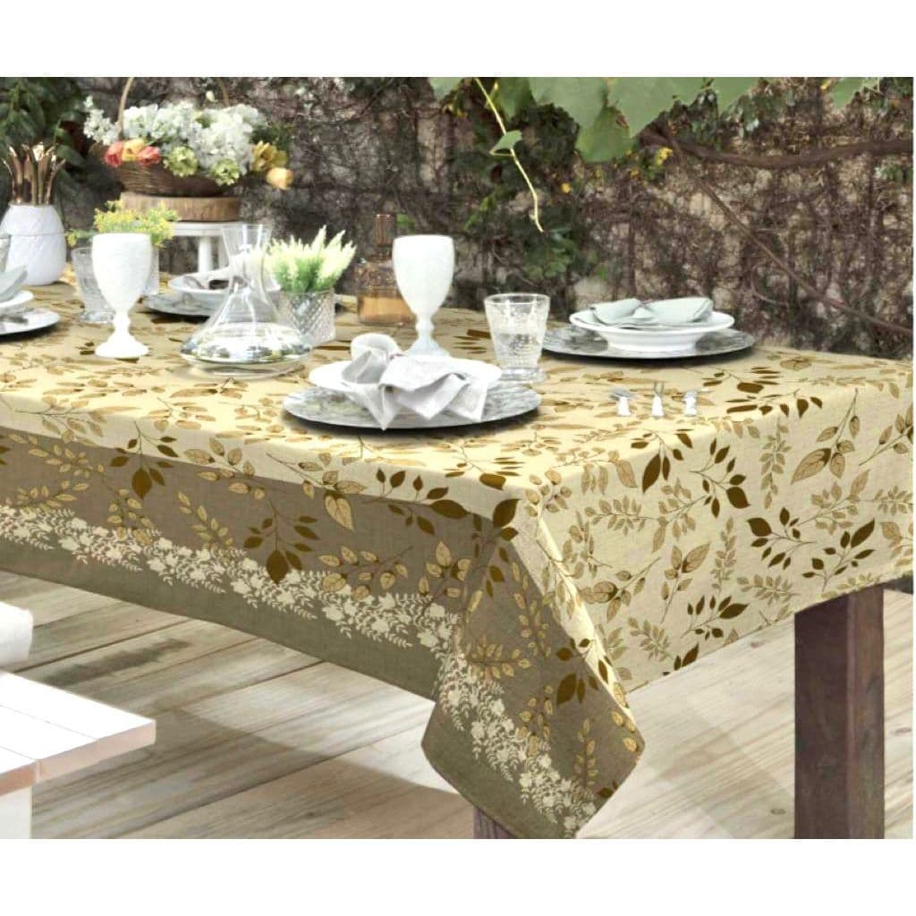 toalha de mesa de linhão pra 8 cadeiras.