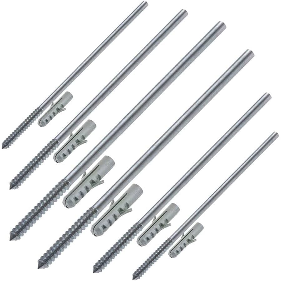 Parafuso Pino Suporte Invisível Prateleira 20 Peças 150mm