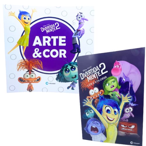 Livro ler e colorir  Divertidamente 2, livro pra colorir infantil