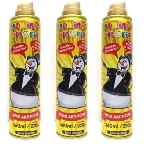 ESPUMA DA ALEGRIA CARNAVAL NEVE FALSA 240g