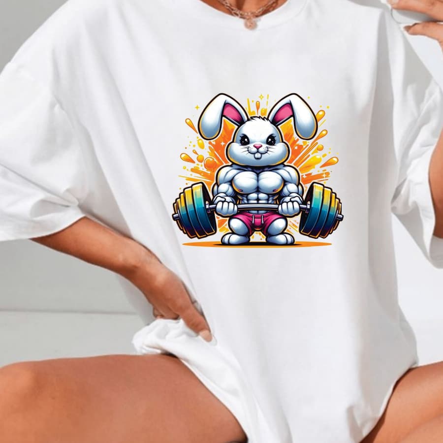 Camisetão Feminino T-Shirt Algodão Estampada Treino Fitness