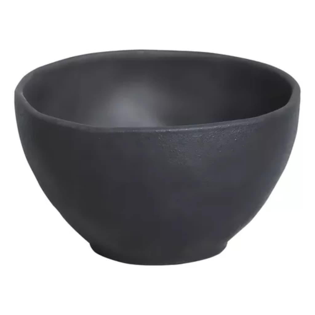 Kit Com 6 Bowl Orgânico Preto Matte 558 Ml Porto Brasil