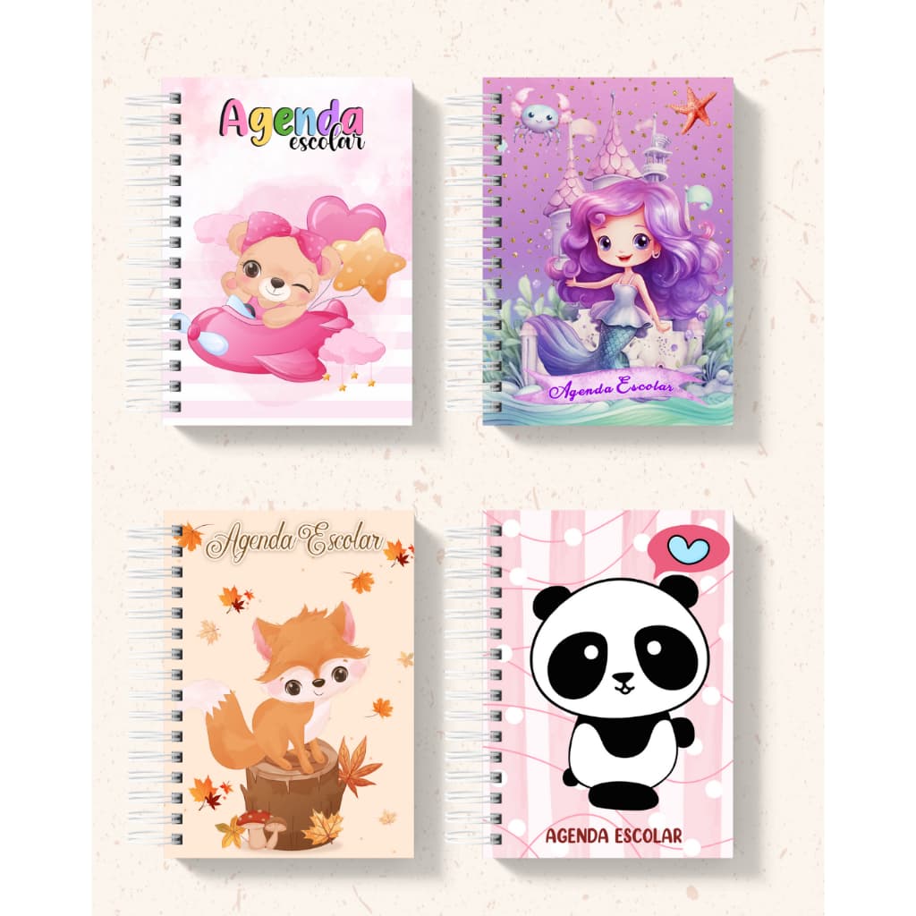 Caderno Escolar 2025 Personalizado