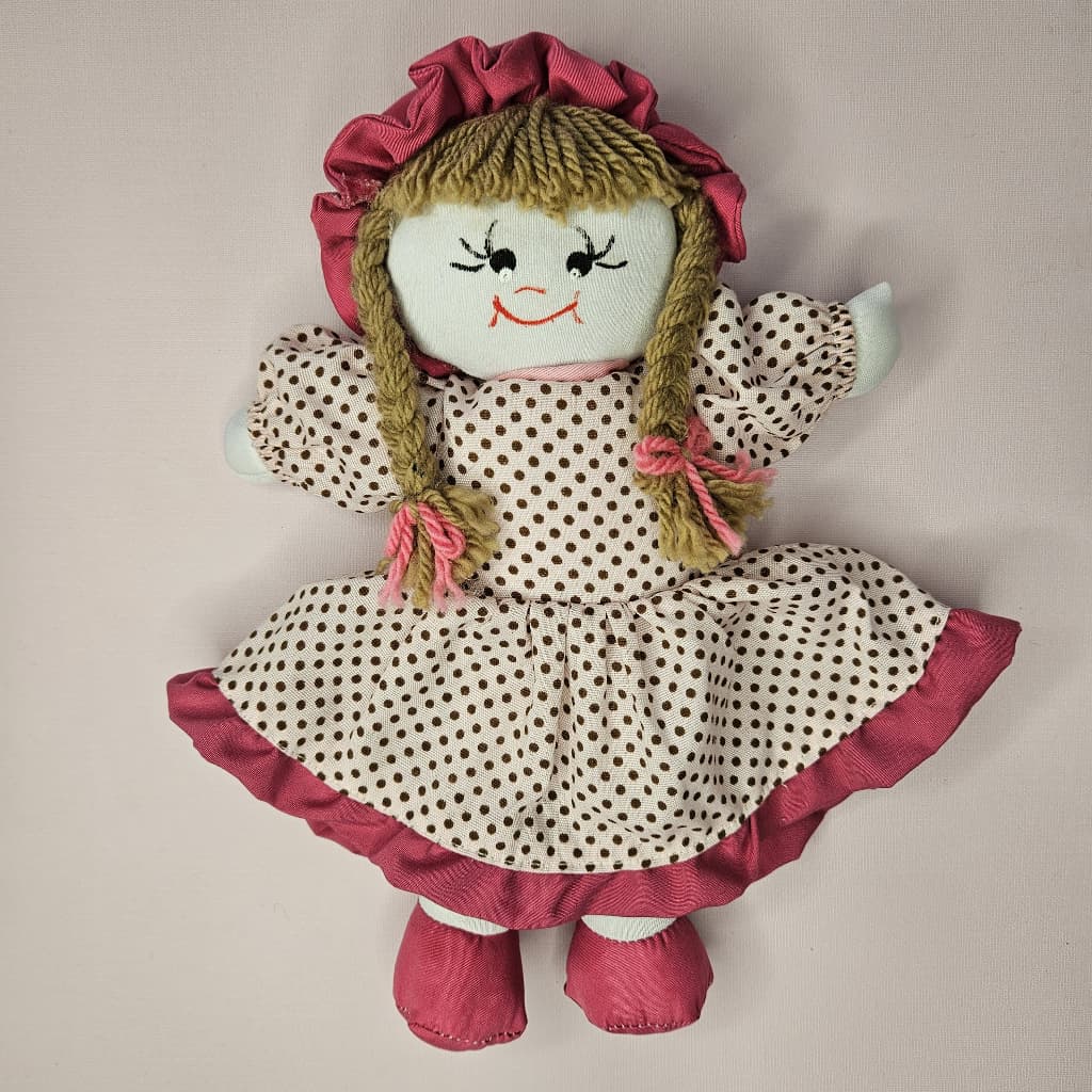 Boneca de Pano Vestido 100% Artesanal