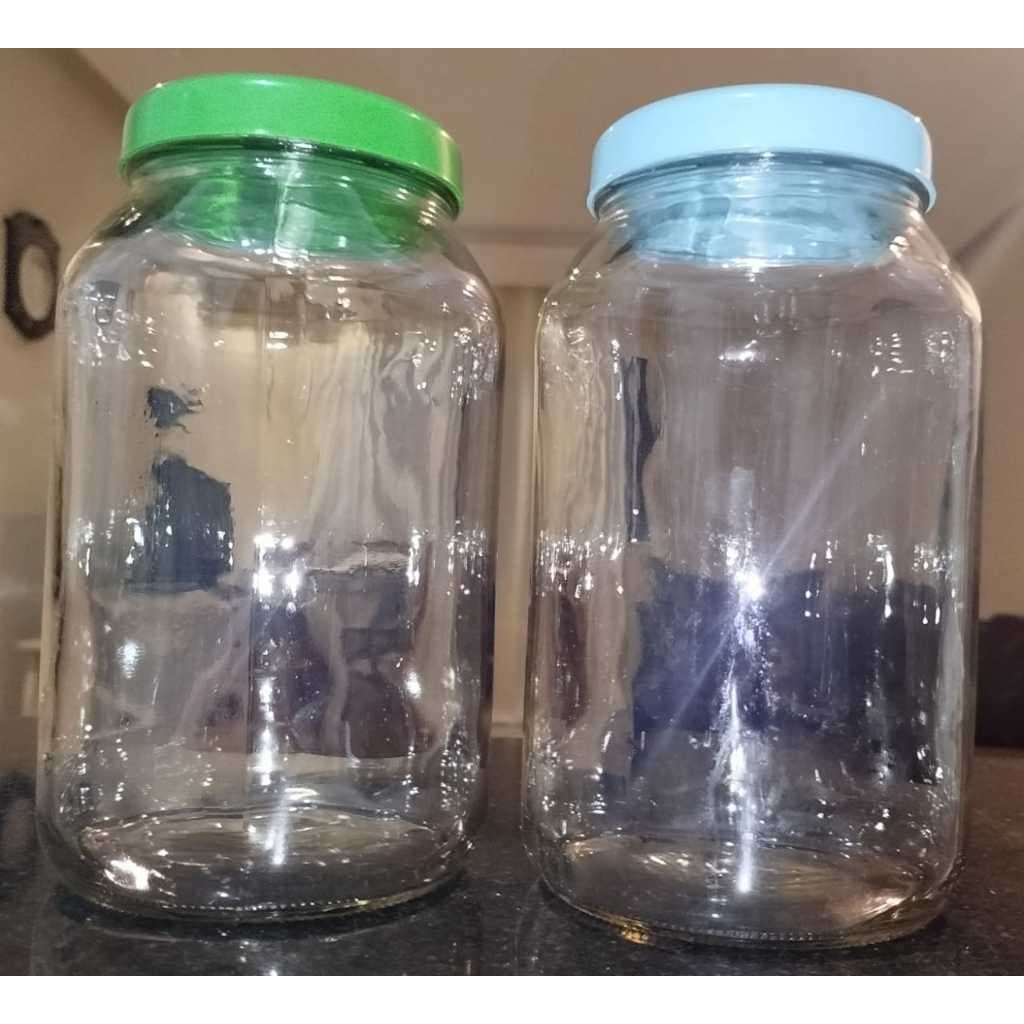 Pote de vidro de 3 LITROS com tampa plástica (PALMITO).ENVIO EM ATÉ 24 HORAS