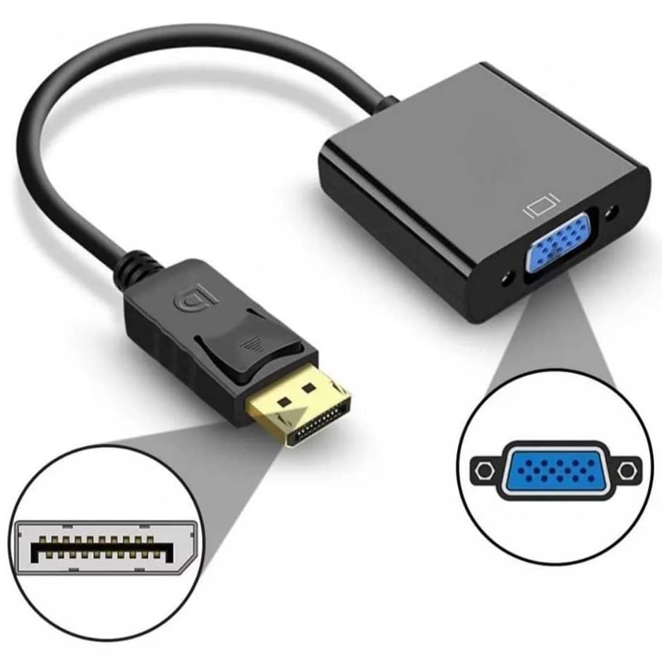 Adaptador Conversor Display port Para Vga - KP-AD144 - KNUP