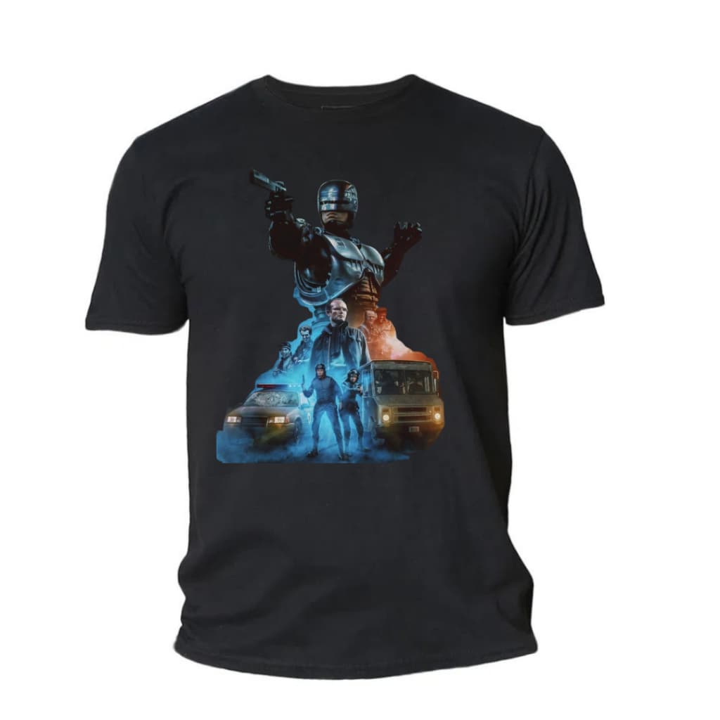 LINDA CAMISA-CAMISETA FILME ROBOCOP RELIQUIA ANOS 80 FIO 30.1 PREMIUM