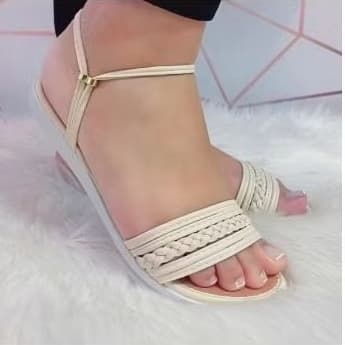 Sandália  feminina Rasteirinha Plana  josy super leve e confortável  Várias Cores fácil calça