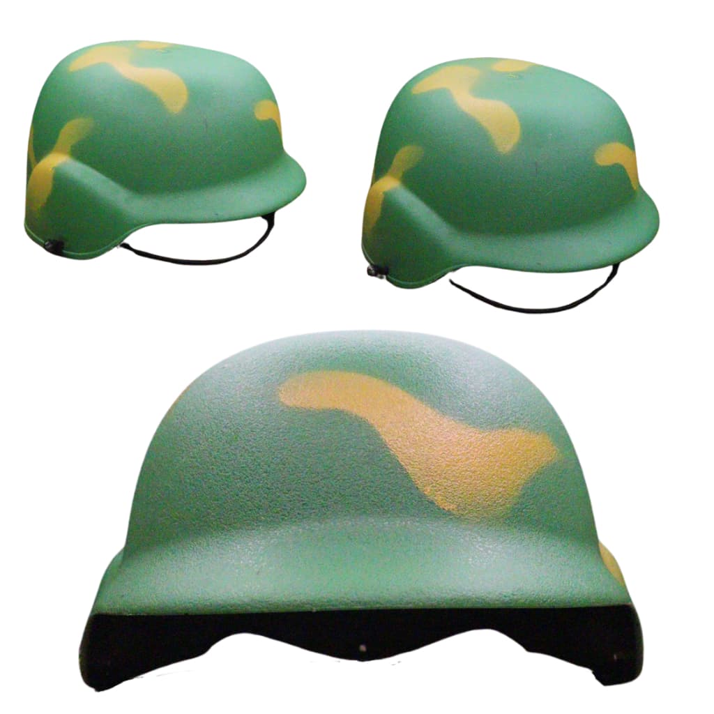 capacete infantil camuflado mascarilha resistente