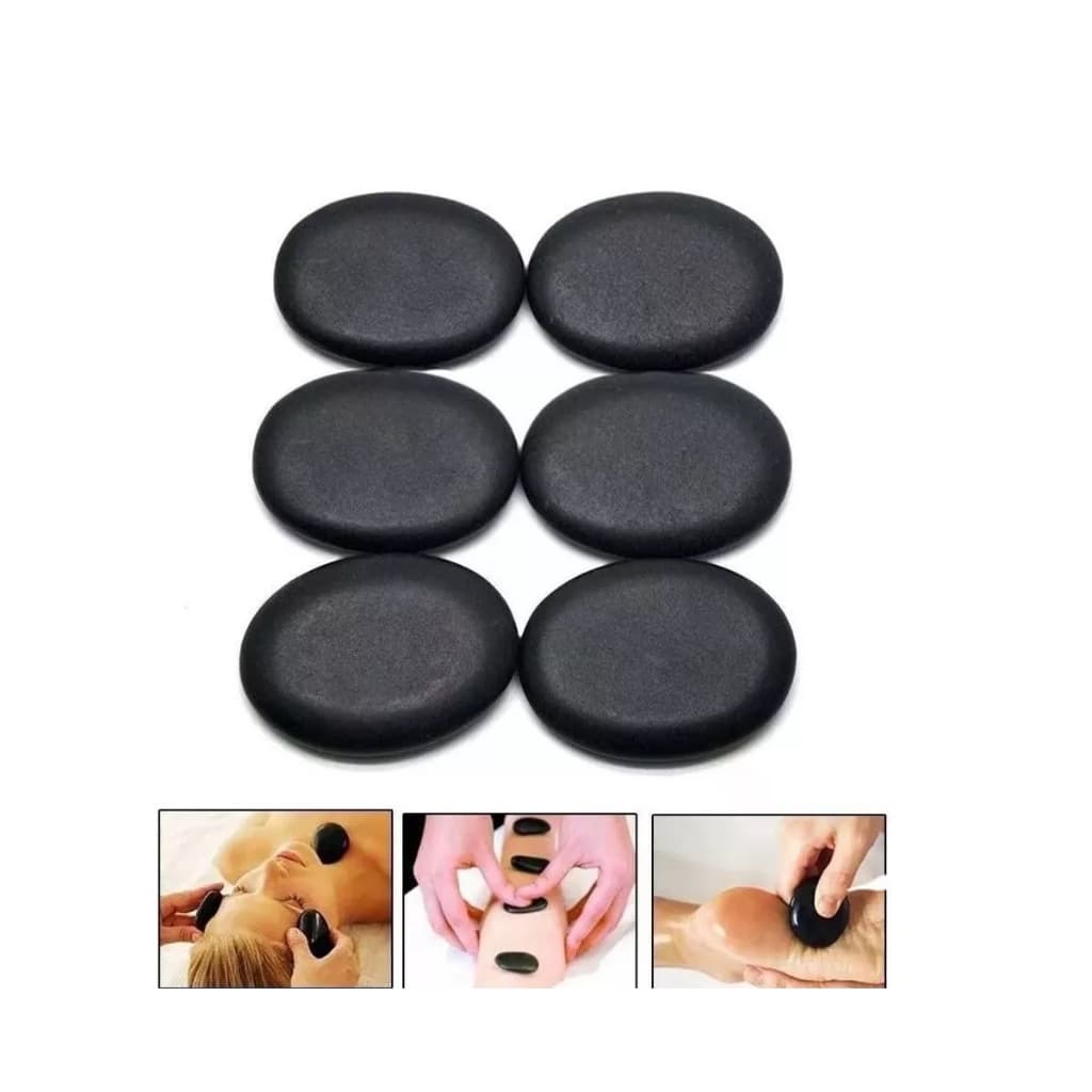 Kit de Pedras para Massagem Facial Quente e Fria
