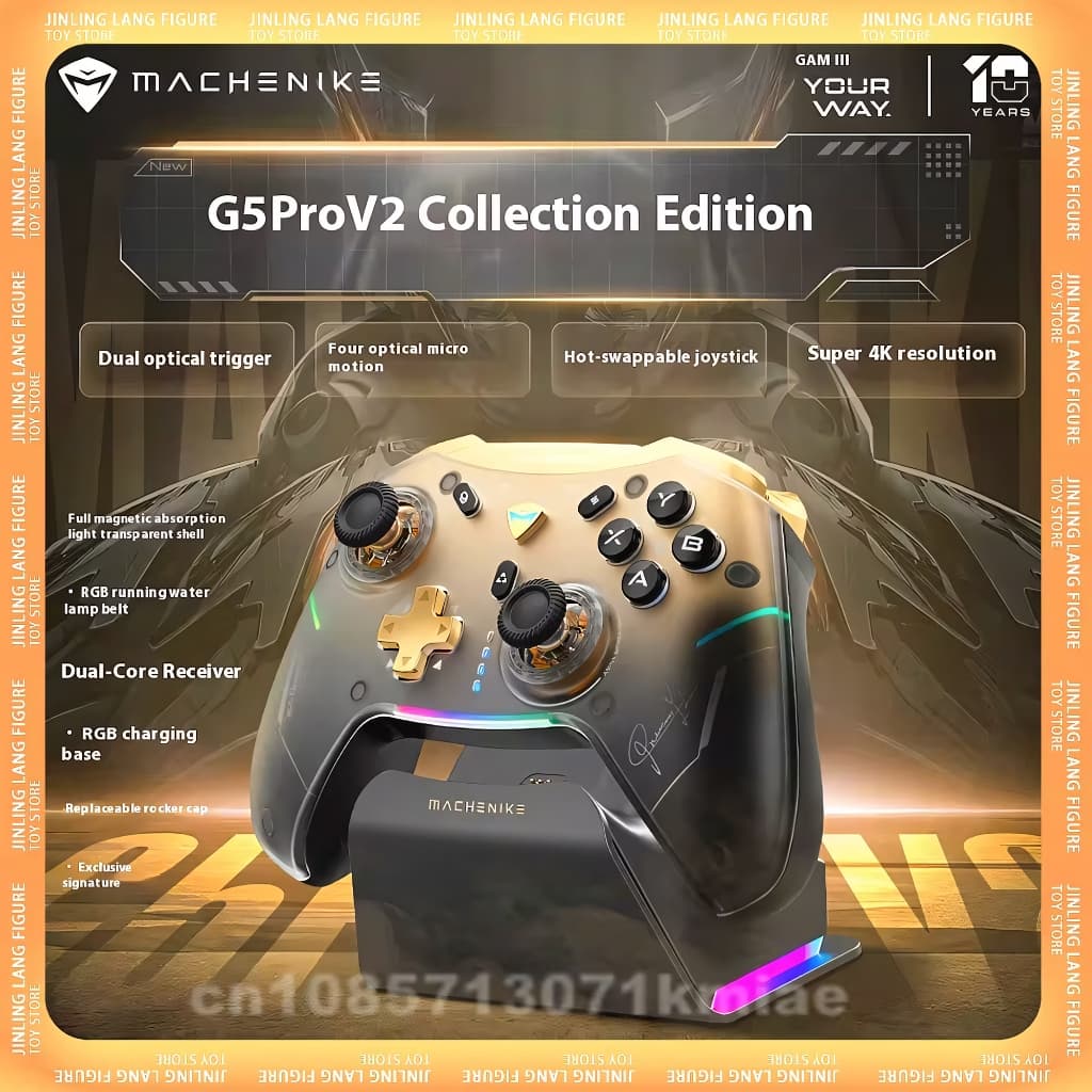 Controle Gamer Machenike G5 Pro V2 Preto Sem Dock | Edição Padrão