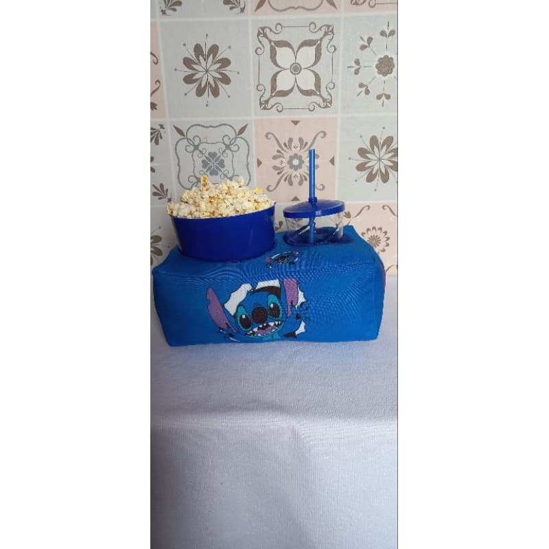 Almofada Porta Pipoca stitch Bravo
