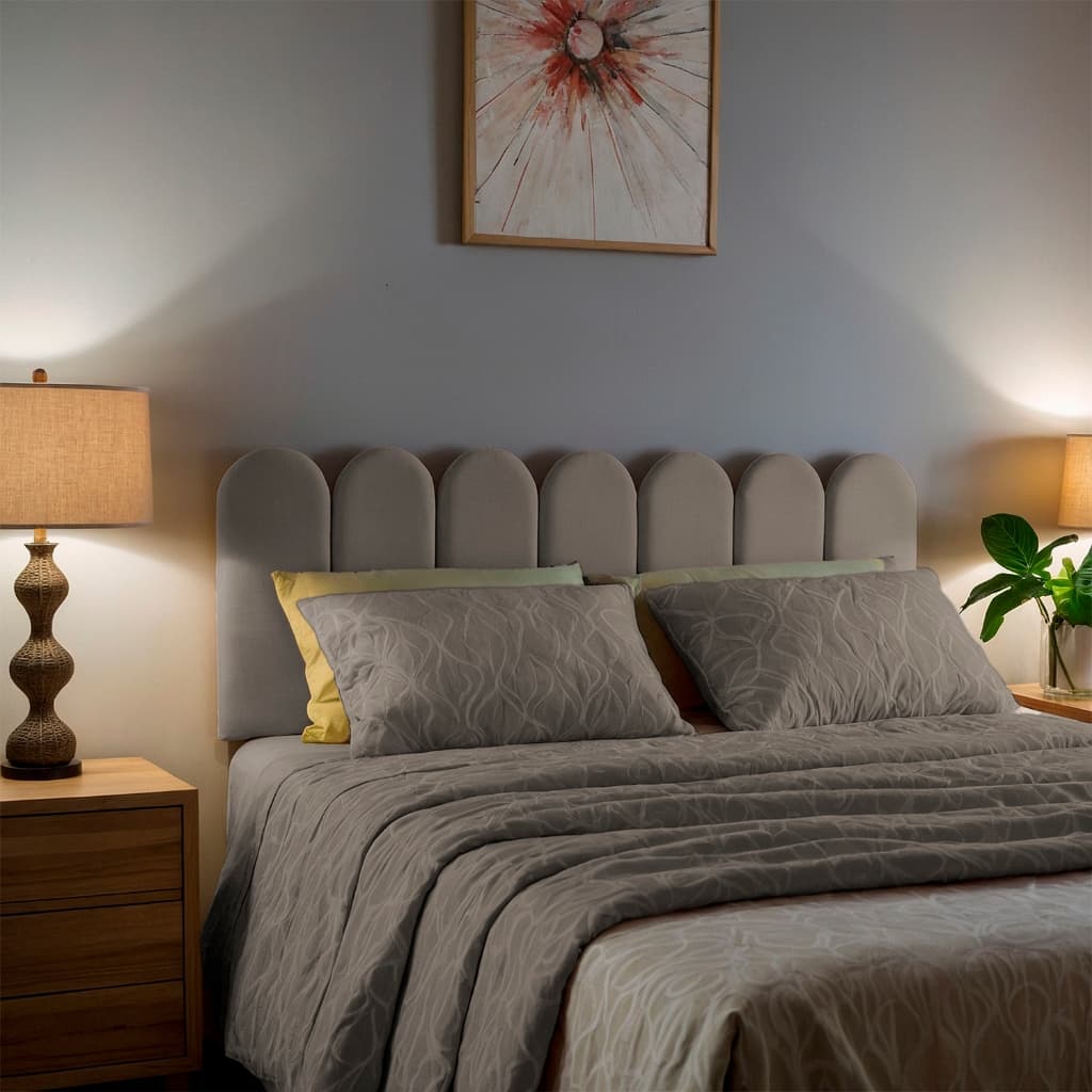 Cabeceira de Cama Box KIT Nuvem 8 peças 45x20cm(ENVIO IMEDIATO)