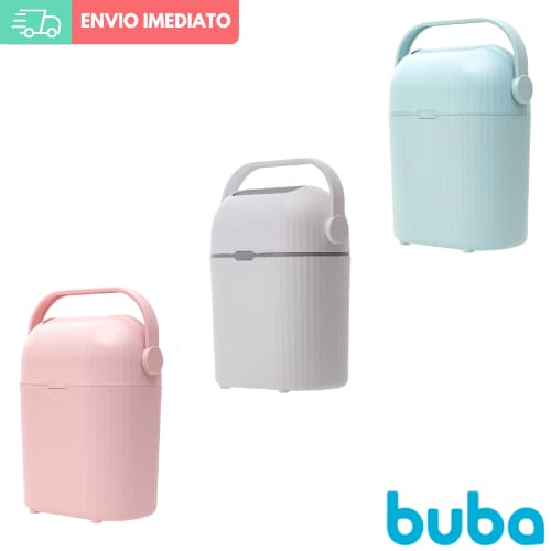 Lixo Mágico Buba Lixeira AntiOdor Fraldas Bebê 9 Litros