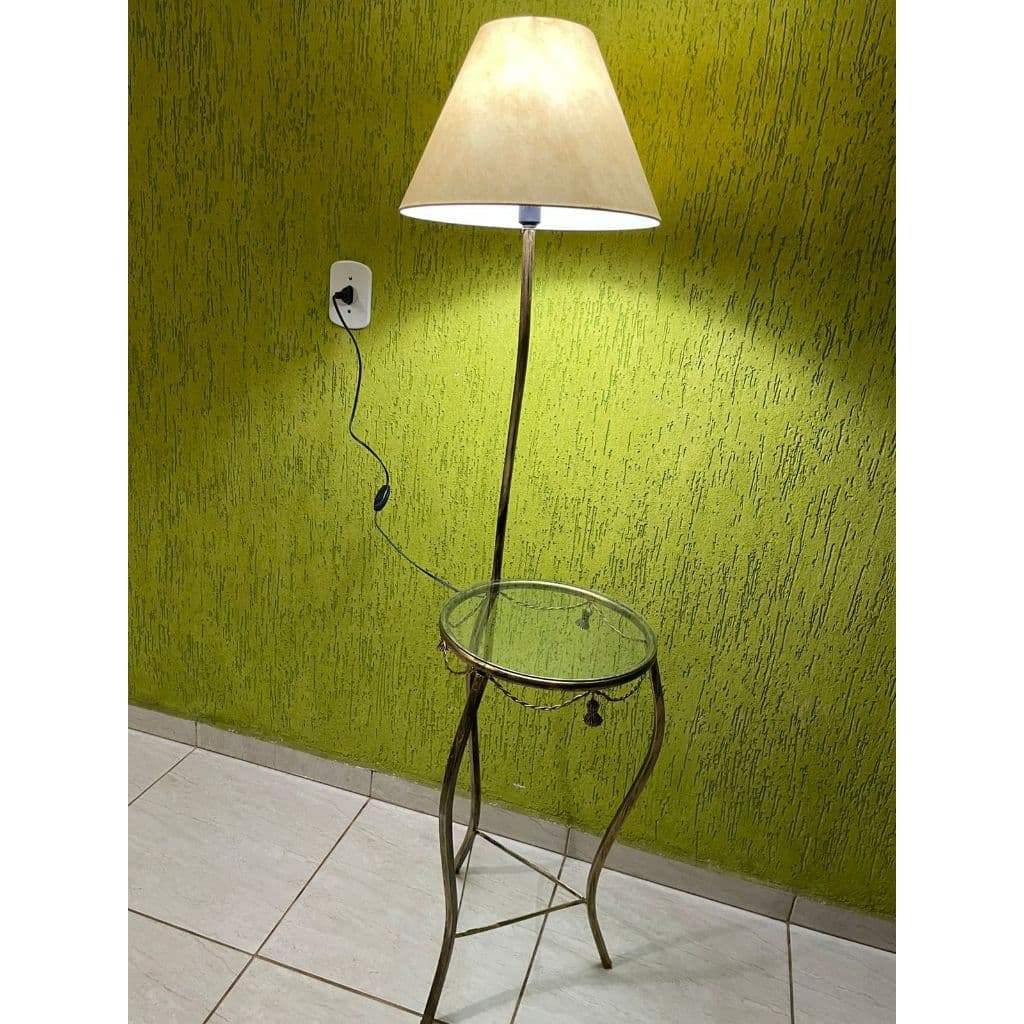 Coluna redond de abajur aparador de ferro sala quarto mesa de canto