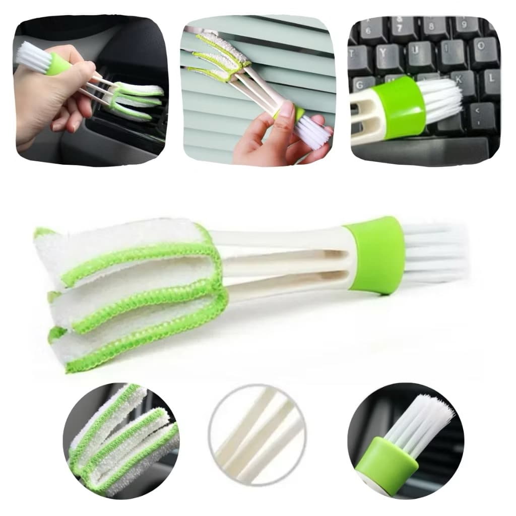Kit 20 peças/Escova Limpeza Poeira Carro Pincel Automotivo Detalhamento Interno Espanador Ar Condicionado Persiana