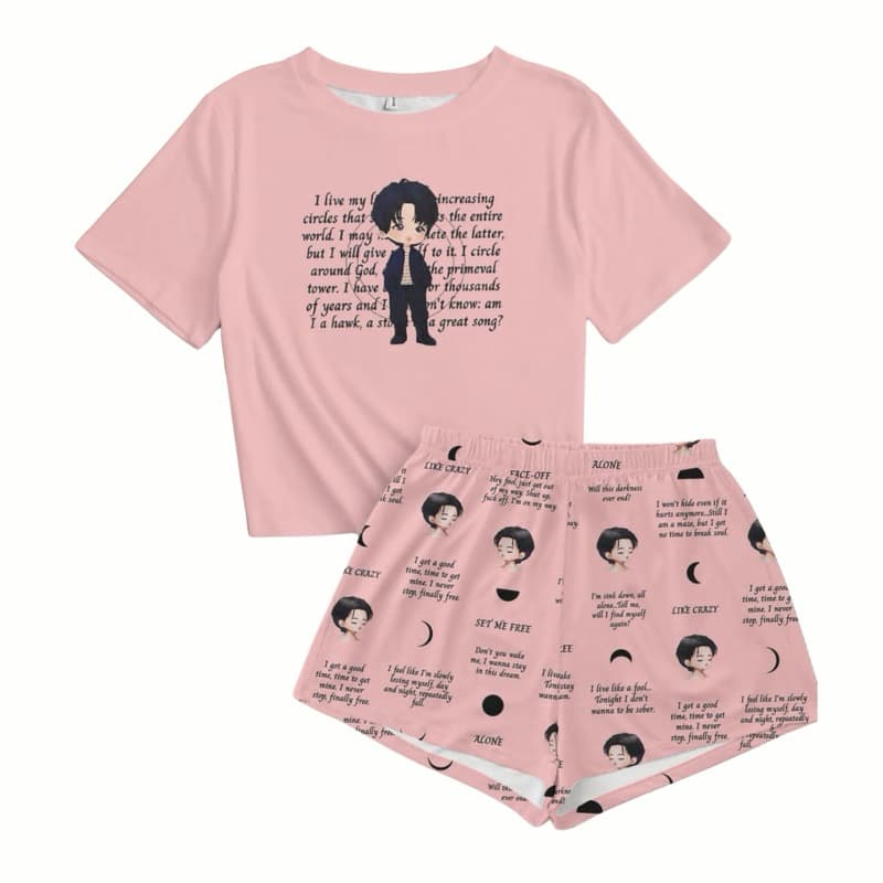 Pijama Adulto e Infantil K-pop Baby Doll Verão