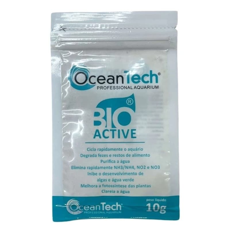 Bio active 10g Ocean Tech - Acelerador Biológico para aquário