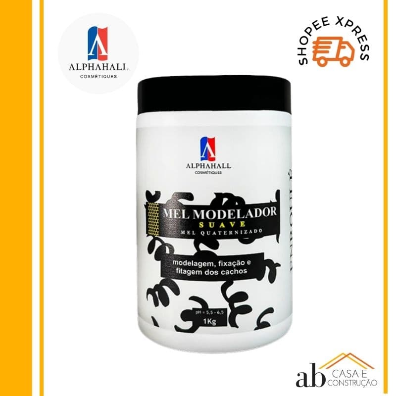 Mel Cola Modelador Cachos Definidos Naturais 1kg Alphahall